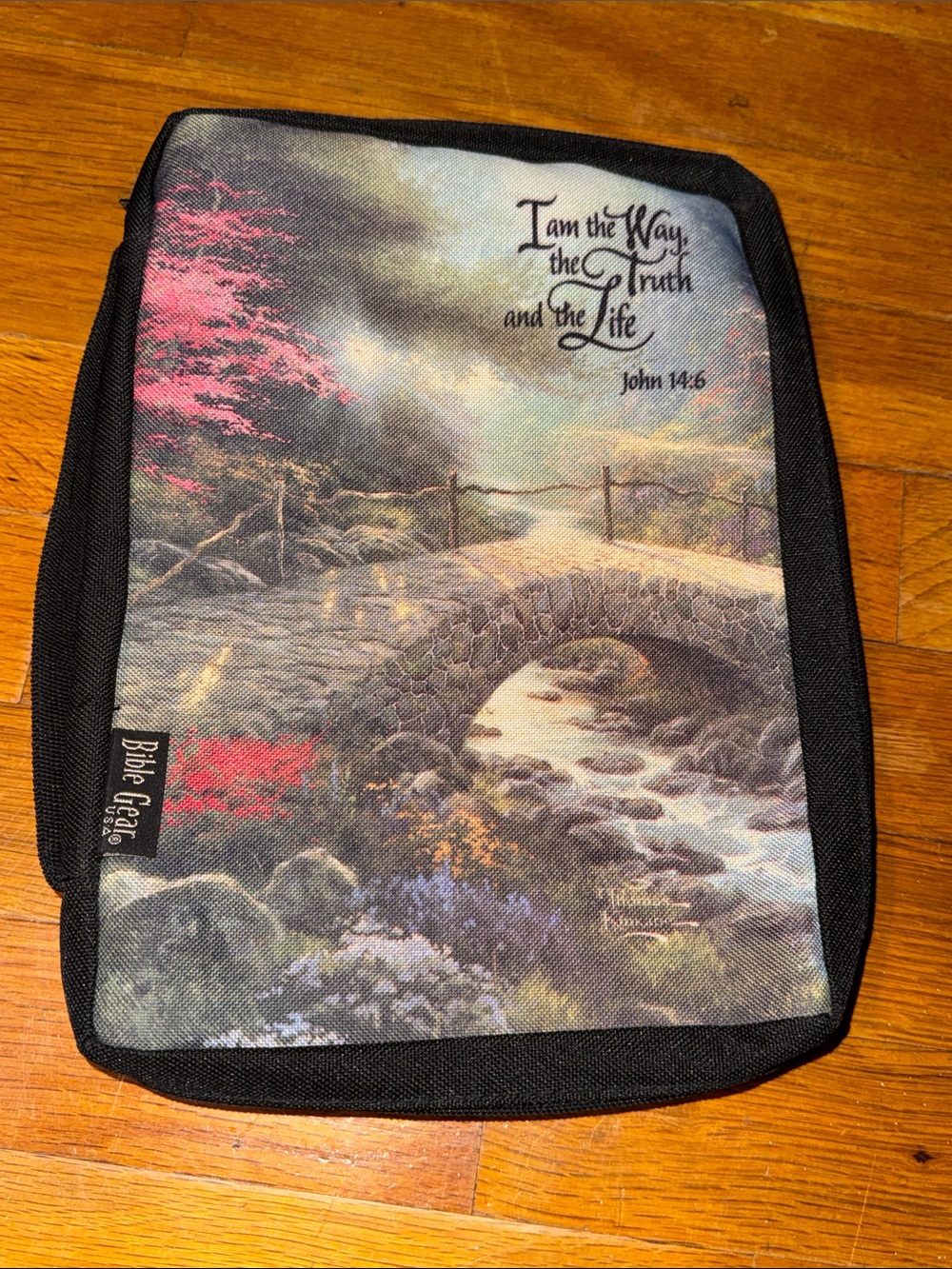 Bible Gear Gregg Carry Case John 14:6 Thomas Kinkade Art XL Zip Up Cover Bag